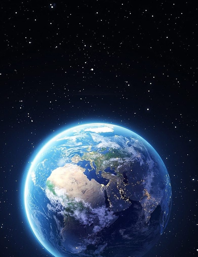 Planeta Tierra visto desde el espacio